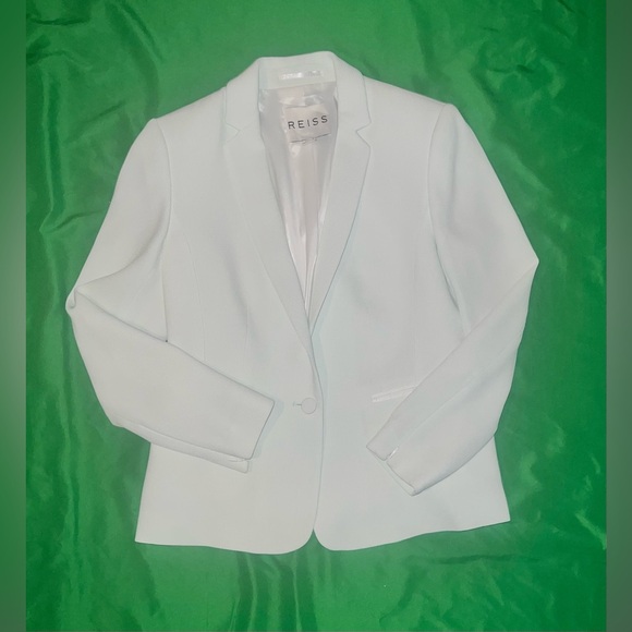 Reiss Mint Blazer and Skirt Set size Medium/ 8 - Picture 3 of 16